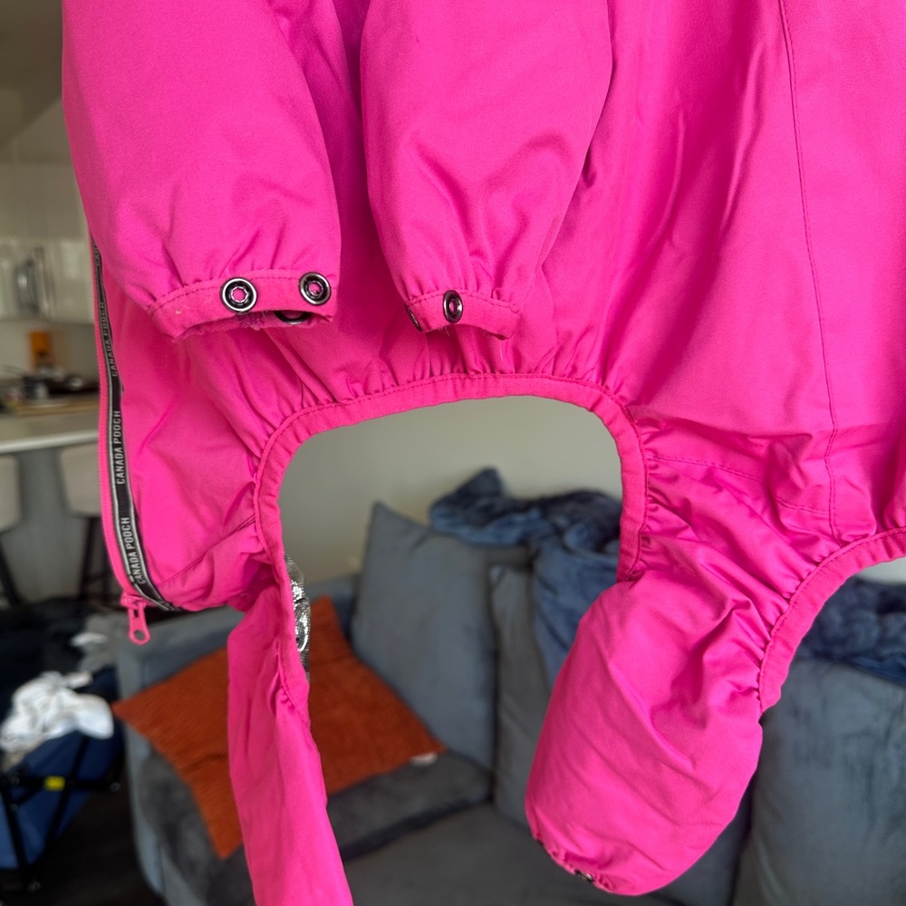 Canada Pooch Slush Pink Snow suit - Picture 3 of 5